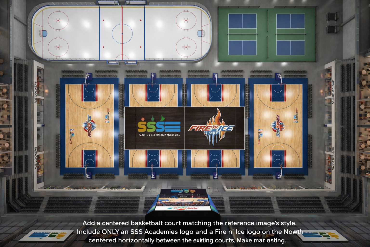 Tier 1 NBA Championship Courts